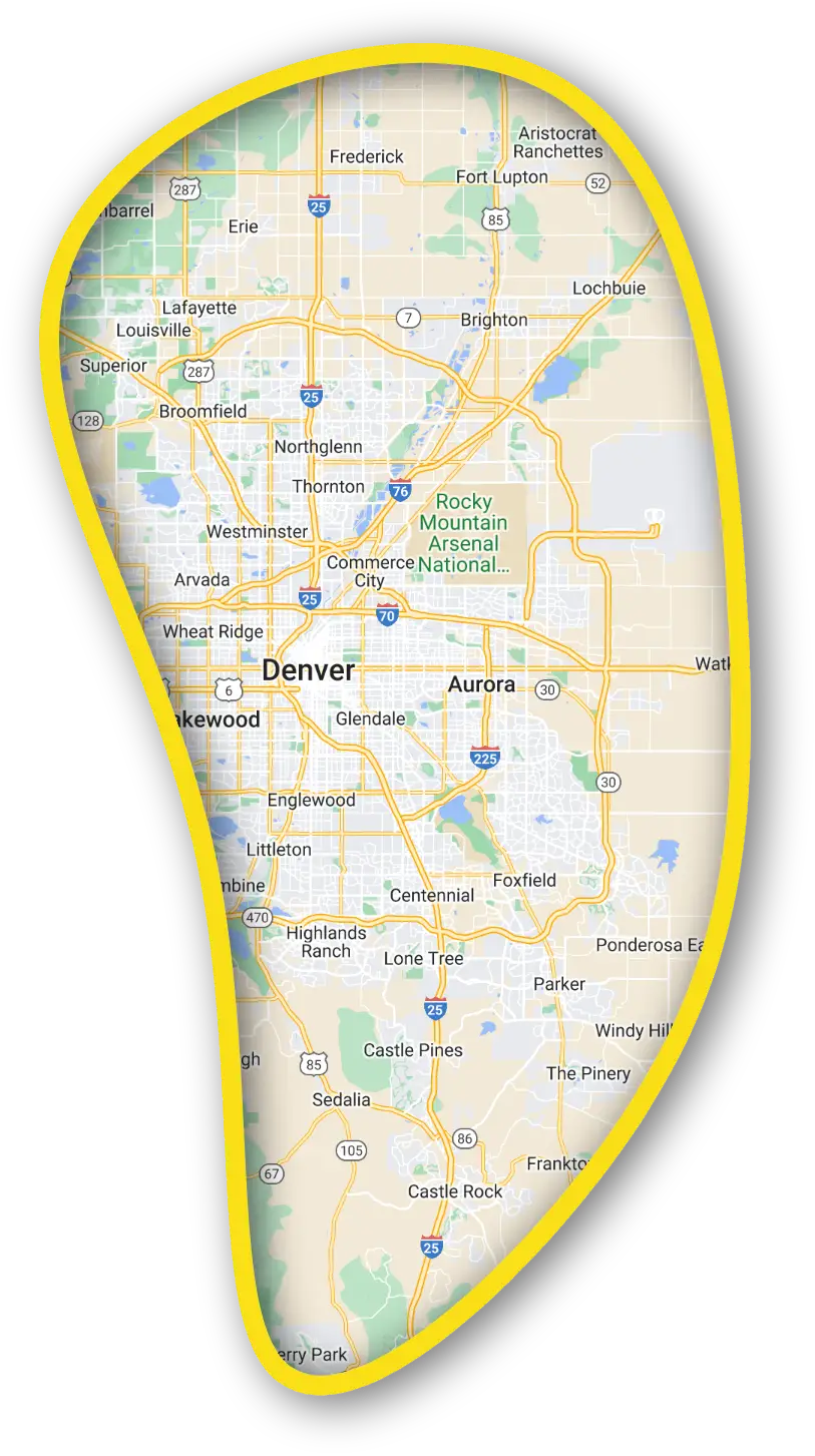 Roof Xperts Service Area map